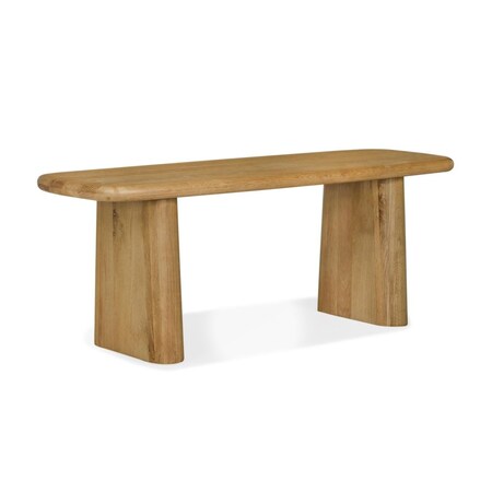 Kd Oficina Laurel Dining Bench, Natural Oil Finish KD3081856